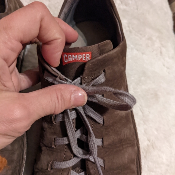 Camper brown suede Beetle lace up sneakers - Picture 2 of 10